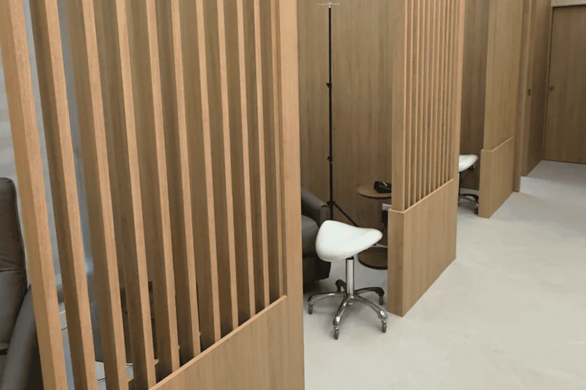 Corredor de atendimento do Instituto Evollution